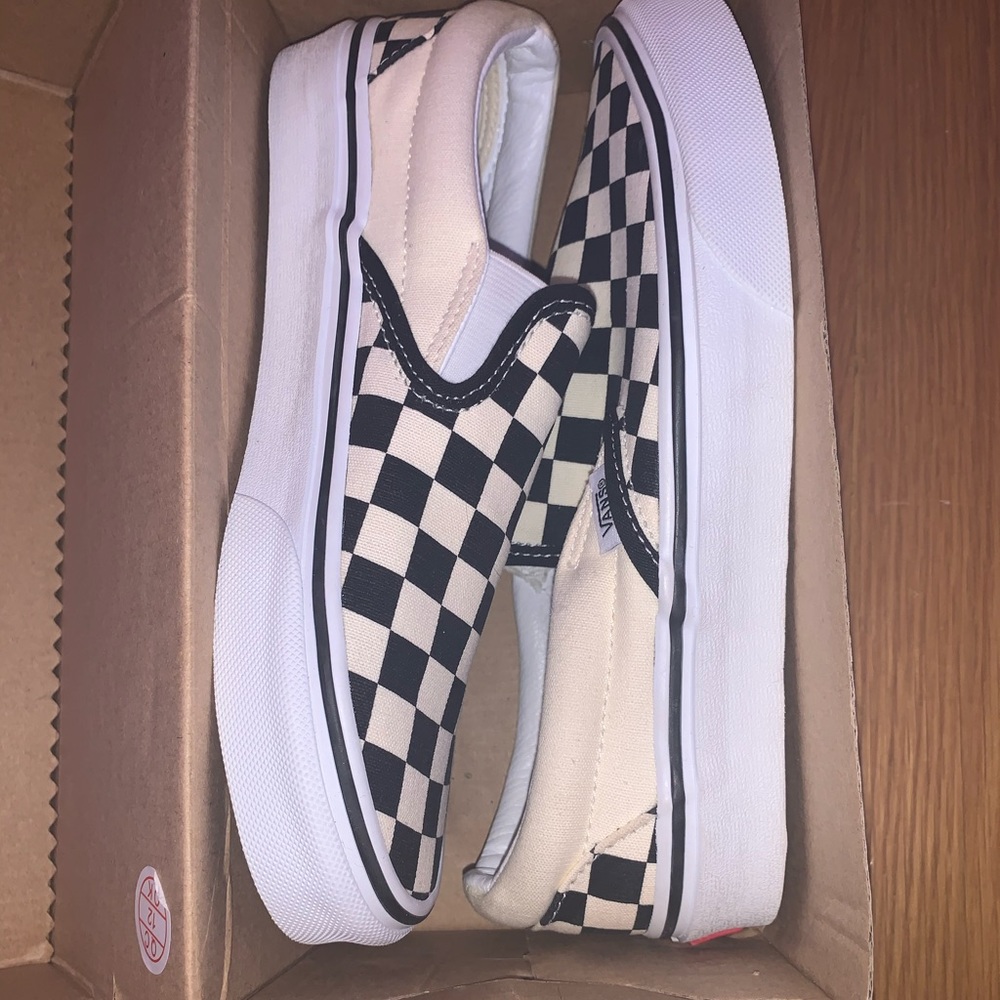 Vans Classic Slip on - Black/White Checkerboard